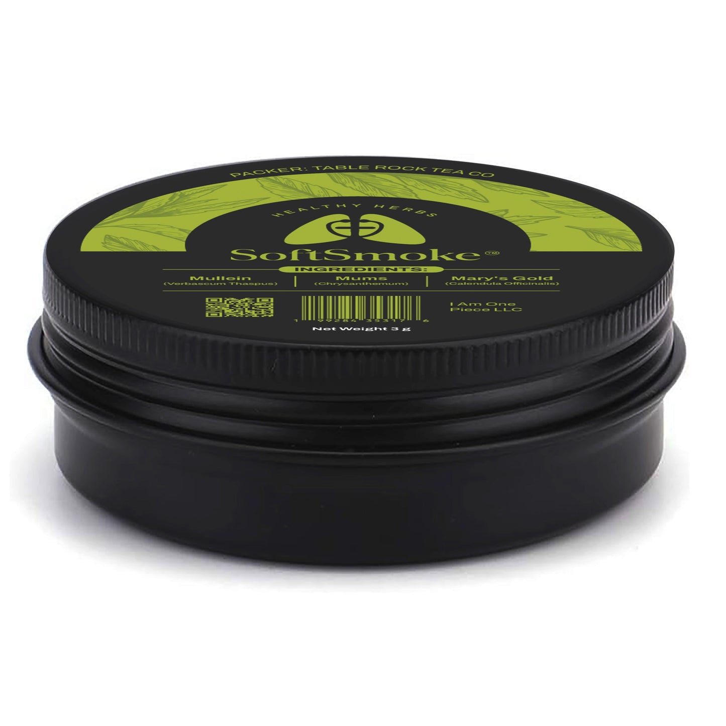 SoftSmoke: Lung Support Blend for Smokers Metal Tin